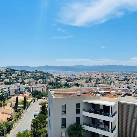 Tres Bel Appartement -Residence Avec Piscine Sur Le Toit Et Vue Panoramique Saint-Raphaël Exteriör bild